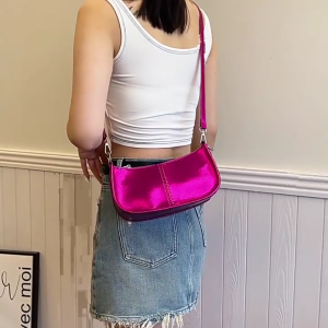 Túi xách nữ kiểu Hàn Quốc Túi đeo vai màu kẹo nách túi Chất liệu Da PU Túi đeo chéo nách túi cho EVERYDAY