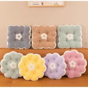 CREATIVE PAVILION Thoải mái Đệm ghế Mềm mại 4040cm Đệm lưng Hoa thời trang Đa chức năng Đệm ghế học sinh dành cho văn phòng tại nhà