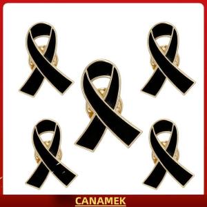 Miễn phí vận chuyển✨ 1 5 10PCS đen trắng Ribbon Trâm tang lễ memorial pin cho người đàn ông người đàn ông kim loại Ribbon tang huy hiệu phù hợp với váy áo sơ mi phụ kiện
