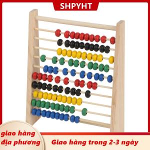 [COD] SHPYHT Giao hàng địa phương Toán học bằng gỗ Bàn tính truy cập Đồ chơi giáo dục cho 3-6 tuổi trẻ em tay-mắt phối hợp Đào Tạo
