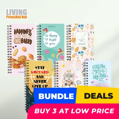 【🔥5 FOR $9.9🔥 】Slim Notebook (Assorted designs)
