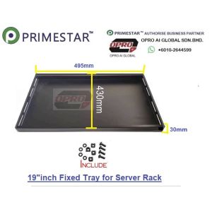 Primestar ™ 19inch 1U Cantilever Tray Sirim Standard Solid Server Rack / Equipment Rack Tray [Size:300/330/400/430/630]