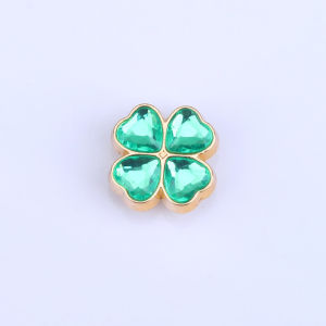 Metal jibbitz cross Shoe Buckle Gem Four-leaf Clover Hole Shoe Accessories metal Shoe Accessories
