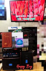 Home Videoke Set Bundle MP Megapro karaoke player 17k song with MP3S & Live with Speaker and Amplifier HV208s (bluetooth/usb/aux) FREE 1 mic