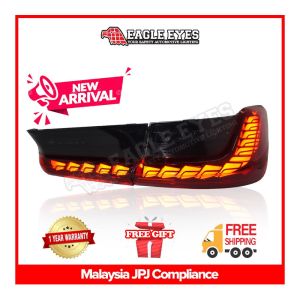 BMW 3 SERIES G20 2019-2021 LED SEQUENTIAL SIGNAL WELCOME LIGHT GTS STYLE (RED/SMOKE) TAILLAMP