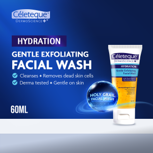 Céleteque® DermoScience™ Hydration Gentle Exfoliating Facial Wash 60mL