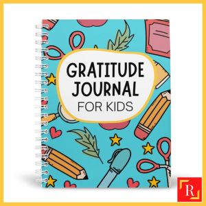 Daily Gratitude Journal For Kids/Spiral Notebook/Double Ring Notebook 4-(A5 | 120 pages)|ROYCE PUBLISHING