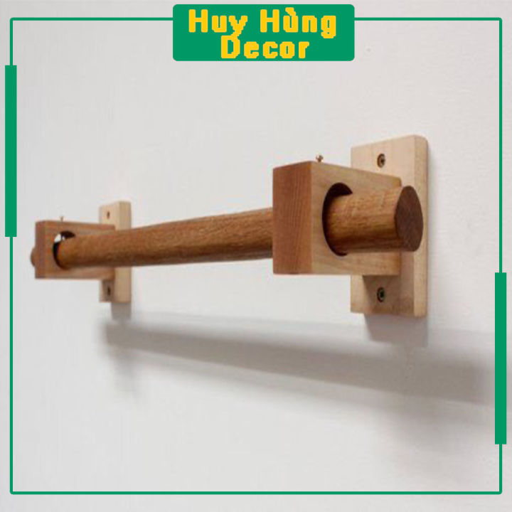Thanh Gỗ Treo Rèm Cửa Bằng Gỗ Thông Dài 1m-1m6,Thanh Treo Rèm Cao Cấp ...