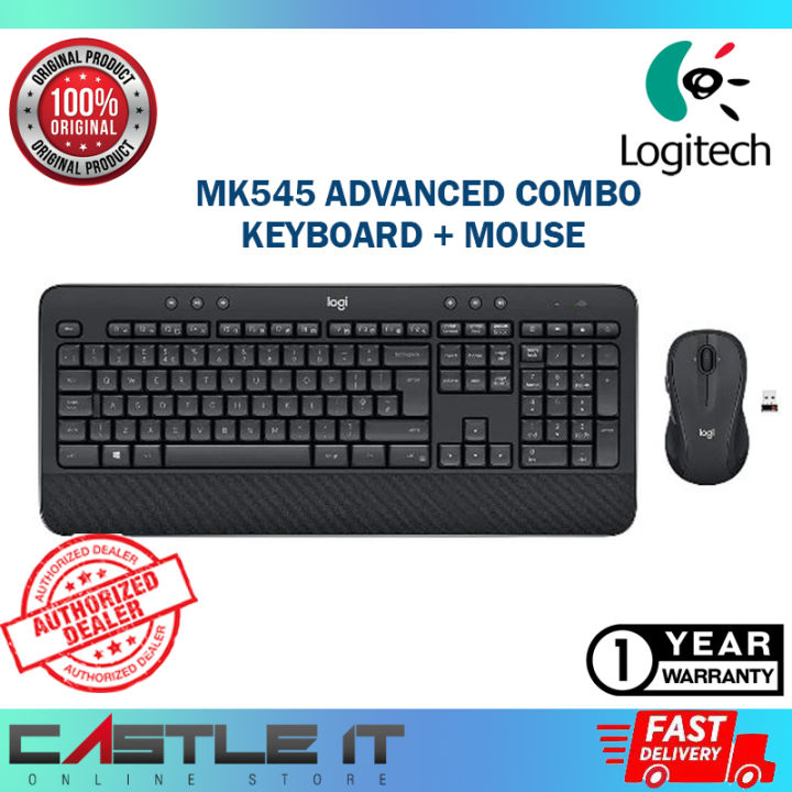 Logitech Mk545 Advanced Combo Desktop Usb Wireless Keyboard Mouse 920 008696 Lazada 3616