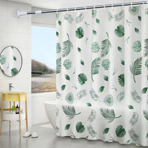 Shower Curtain Waterproof Mildew-proof Shading Hook-free Bathroom Dry and Wet Separation Bathroom Shading Curtain