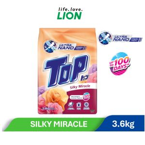 TOP Ultra Nano Fresh Tech Powder Laundry Detergent - Silky Miracle (3.6kg)