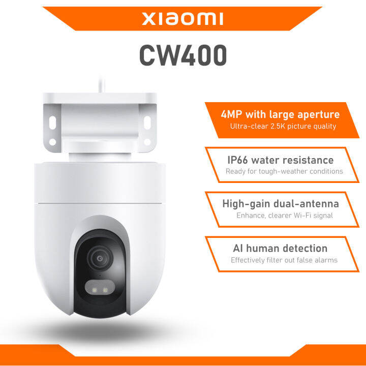 Xiaomi Mijia Outdoor CCTV Camera CW400 2.5K IP66 Ultra HD Smart Color ...