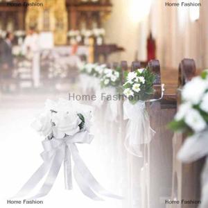 [COD] Home Fashion Hand Bunch Bridal Holding Flower Artificial Rose Silk Bouquet Bridesmaid Decor