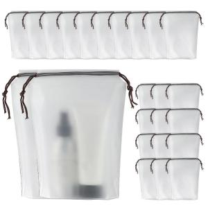 24Pcs MultiUse Drawstring Storage Bag Protective Dustproof Organizers Pouch For Shoes Clothes Toiletry Travel Accessories