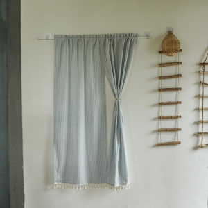 SG Homepeas® Japanese Cotton and Linen Double Door Curtains Partition Hanging Curtains