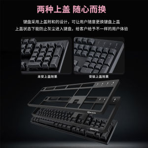 Wired Mechanical Gaming Keyboard Mechanical Gaming Keyboard Kzzi K104 Wired Mechanical Full Cherry Cherry Shaft 104 Key White Pink Modern