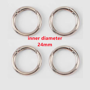 Thick Split Ring Buckle for Bag Charm Holder Keychain Gold O Ring Hook Round Clip Buckles Chain Bag Accessories Silver Rings