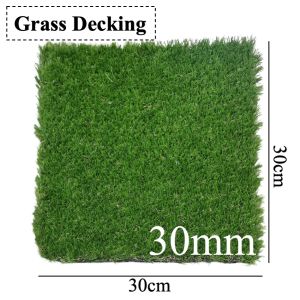 ⭐SG GREATHELP⭐ Interlocking Artificial Grass Tile Outdoor Decking Turf Flooring Patio Balcony Garden Corridor HDB Entrance Weather Resistant Durable Non-Slip Easy Install DIY Tile Perfect for Home Balcony and Outdoor Space