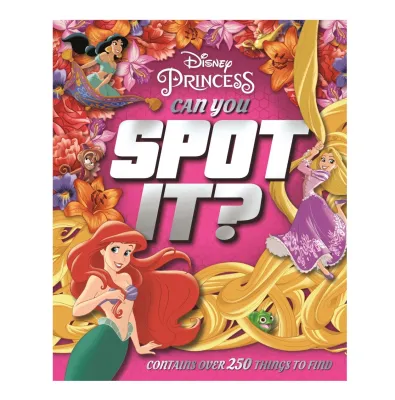 Disney Princess Can You Spot It Activity Book With Magical Search & Find 100 items Adventure For Kids