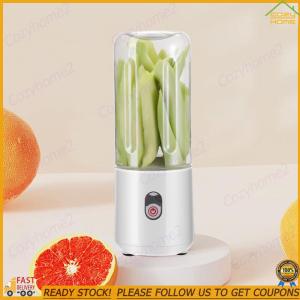[Free Delivery]Portable Juicer Blender Rechargeable Blender Juicer Tumbler Heavy Duty Vegetables Fruit Juice mixer with 6 Blades Wireless Electric Juicer