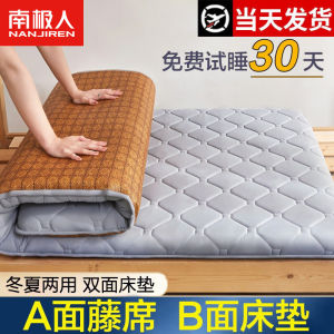 Can Directly Use Nanjiren （NanJiren） Rattan Mat Ice Silk Mattress Thin Cushion Dormitory Single Thickened Tatami Mattress Hard