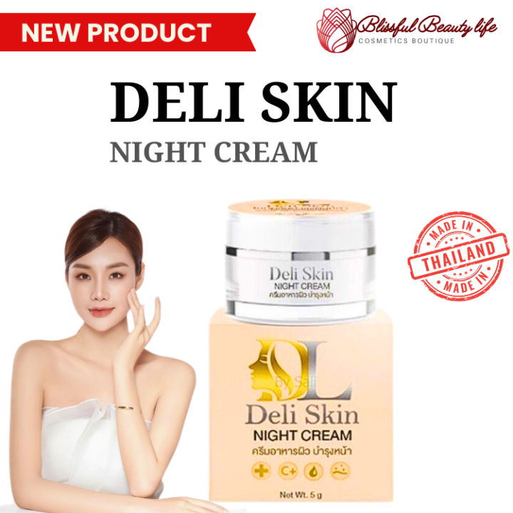 Deli Skin Night Cream Thailand 5g Niacinamide Anti-aging Night Cream Skincare
