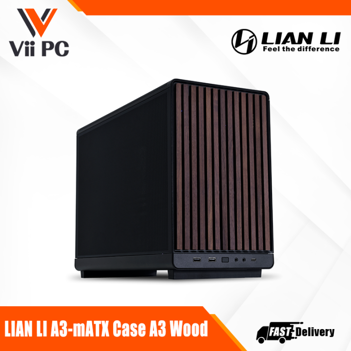 LIAN LI A3-mATX Wood Micro ATX Case - Compact, High-Performance PC