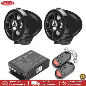 [New] Remote Motorcycle Alarm System Classic Colors Ordinary Layout Operation Bluetooth Speaker Stereo Amplifier
