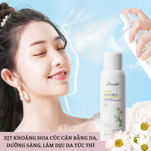 Xịt Khoáng Hoa cúc Đánh Thức Làn Da Cấp Ẩm Và Bảo Vệ Da Tạo Lớp Tráng Điểm Đẹp Không Bị Mốc Da Mịn Màng Căng Bóng Không Bị Bết Dính