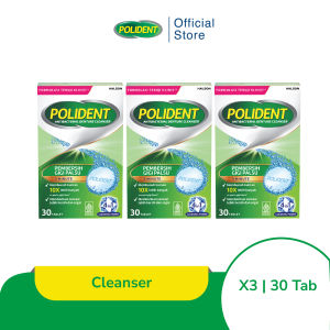 Polident Pembersih Gigi Palsu 30 Tablet [TRIPLEPACK]
