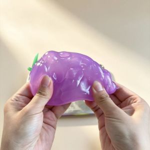 GAOSU Shapeable Coconut Oil Squishy Hand Relax No Rebound Handmade Fidget Ball Boys Girls Pinch Persimmon Squishy Toys Kids Adults