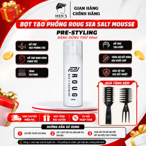 Mua1Tặng4 Sáp Vuốt Tóc Roug Matte -Matt Clay-Bọt Tạo Phồng -Gôm Xịt Tóc ComBo Chăm Sóc Tóc Dưỡng Tóc