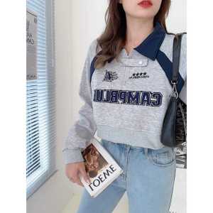 SWEATER CROPE WANITA - CAMPBLUE CROOPE SWEATER WANITA KOREAN STYLE