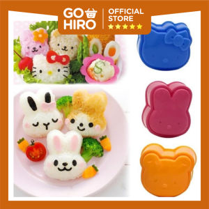Set 3 in 1 Cetakan Nasi Karakter / Cetakan Bento / Cetakan Nasi Lucu / Cetakan Nasi Bento