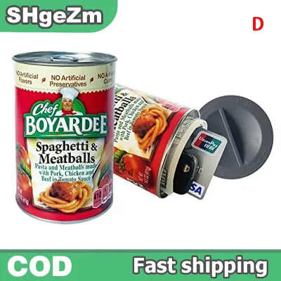 SHgeZm Hidden Safe Compartment Diversion Safe Food Cans Secret Stash Hiding Container Kitchen Cupboard Hide Cash Hidden