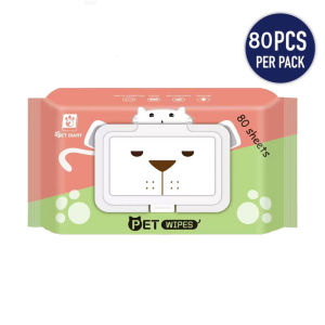 10 Packs Pet Wipes 80pcs Per Pack Dog Cat Multifunctional Grooming Wet Tissues For Cleaning