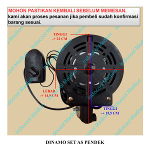 DSAK 1SET DINAMO KIPAS ANGIN / DINAMO AS PENDEK / DINAMO SET AS PENDEK