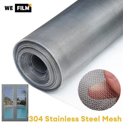 Lưới Dệt Bằng Thép Không Gỉ 304 Lưới Cửa Sổ Lưới Cho Cửa Màn Che Sân Trong Lưới Thép Không Gỉ Cho Tủ