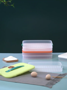 Multilayer Cookie tàu sân bay với nắp và xử lý thời gian Recoder lưu trữ hộp món tráng miệng cốc trong suốt