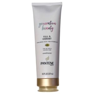 Pantene Pro-V Generation Beauty Full & Vibrant Sulfate Free Conditioner with Hyaluronic Acid for Fine or Thin & Colored Hair 237mL