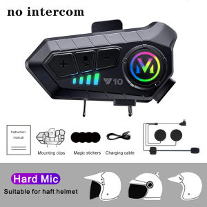 【Stok Lokal】MOFOX Y10 Headset Helm Interkom Intercome Bluetooth Helm Motor Waterproof Bluetooth 5.3 Helm Sepeda Motor Headset 1000mAh Earphone Sepeda Motor Tahan Air Bebas Genggam Nirkabel Siaga Super Panjang COD
