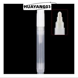 HUAYANG01 [HOT FASHION] หมึกพลาสติกแบบเติมได้แท่งปากกาเปล่าแบบนำกลับมาใช้ซ้ำได้สำหรับปากกากราฟฟิตีอุปกรณ์ปากกาสีชอล์กปากกา