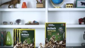 NATIONAL GEOGRAPHIC Da Vinci Model Kit - Catapult Kit for Kids 3D Puzzle Building Toy for Boys and Girls Wood Building Kit for Kids A Great STEM Project Engineering Model Kit (Exclusive)