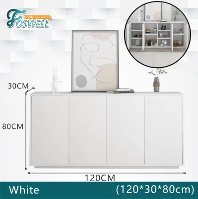 FOSWELL Storage Cabinet Kitchen Cabinet Island Table for kitchen Simple Storage Cabinet