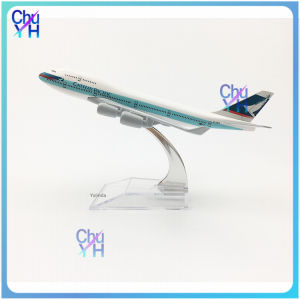 Cathay Pacific Boeing 747 Aircraft Model 16cm Die-cast Metal Airplane Model Plane Kids Gift Toy