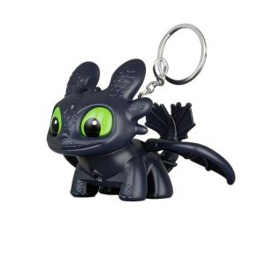 Creative Cute Cartoon Dragon Taming Key Ring Gift Dragon Shaped Toothless Bag Pendant Car Keychain