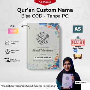 Alquran Custom Nama by nadira.id Fitur Lengkap 8 Blok Terjemah Latin Tajwid - Desain Abu