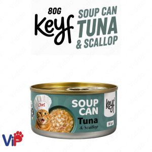80g Keyf Kitchen Cat Food Soup Can Premium Wet Food for Cats