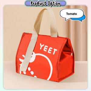[Datz] Portable Thermal Lunch Box Bags Storage Travel Picnic Food Containers Cooler Bag 饭盒便当保温袋 Beg Bento - KW90