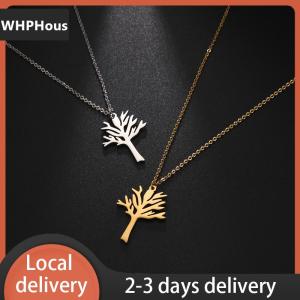 [COD] WHPHous Ship within 24 hours Titanium Steel Tree Of Life Pendant Necklace Hip Hop Style High Quality Stainless Steel Jewelry For Men And Women